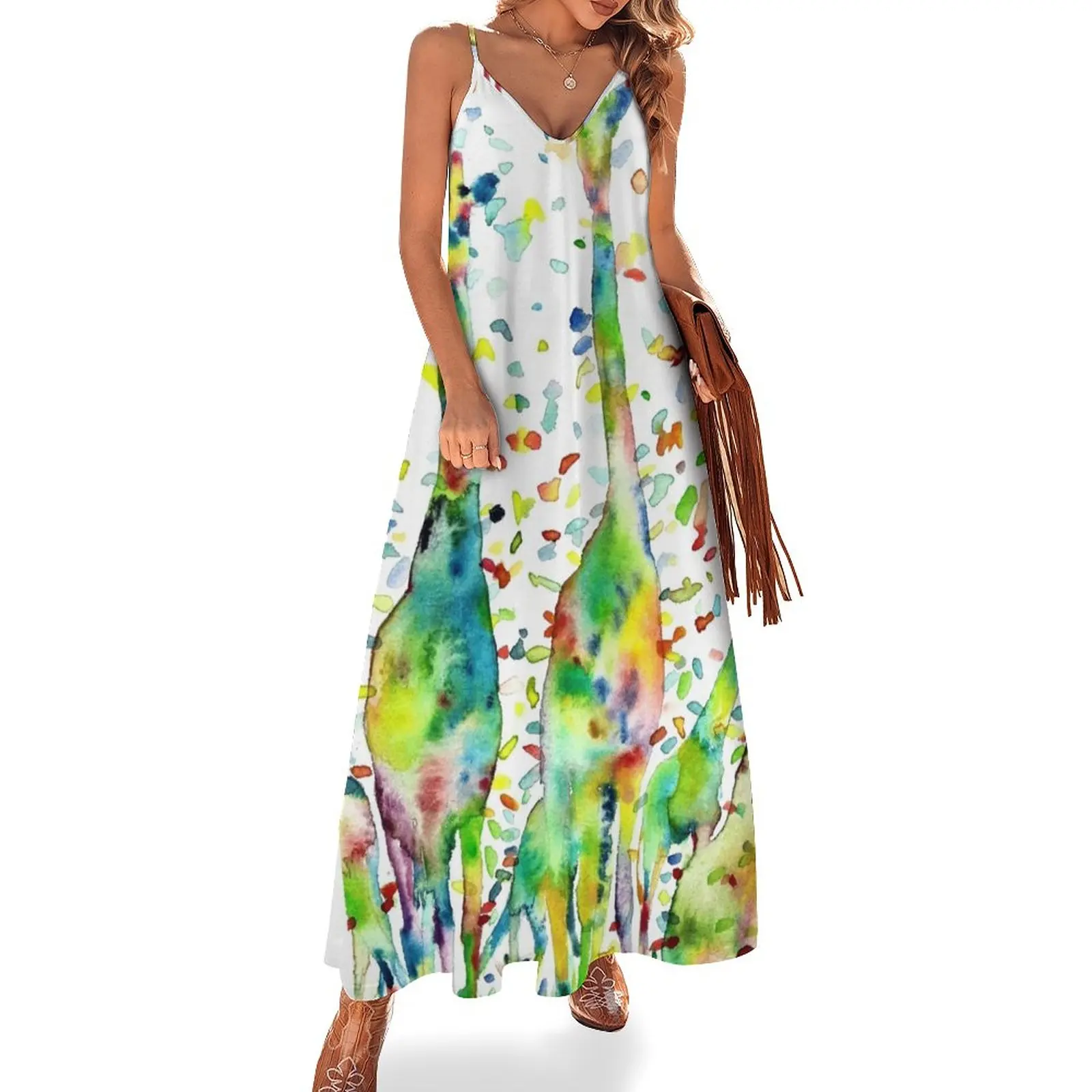 

GIRAFFES .2 Sleeveless Dress birthday dress for women luxury 2024 Elegant gowns women's fashion dresses evening dresses women