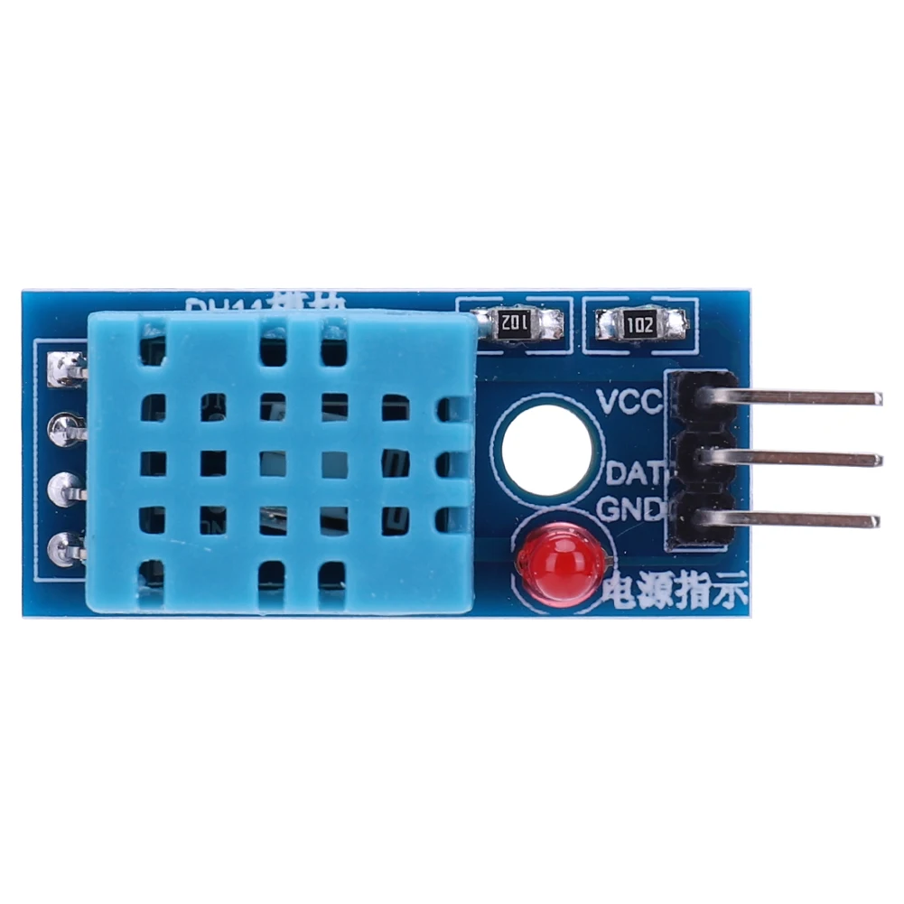 Placa de módulo de Sensor Digital de temperatura y humedad, 5-1 piezas, DHT11, 3,3 V-5V, 3 cables, alta precisión, módulo de potencia ultrabajo para Arduino