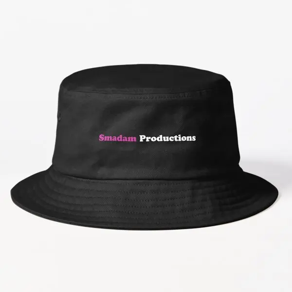 

Smadam Productions Logo Bucket Hat Bucket Hat Summer Casual Fish Cheapu Mens Fishermen Sport Women Solid Color Spring Sun