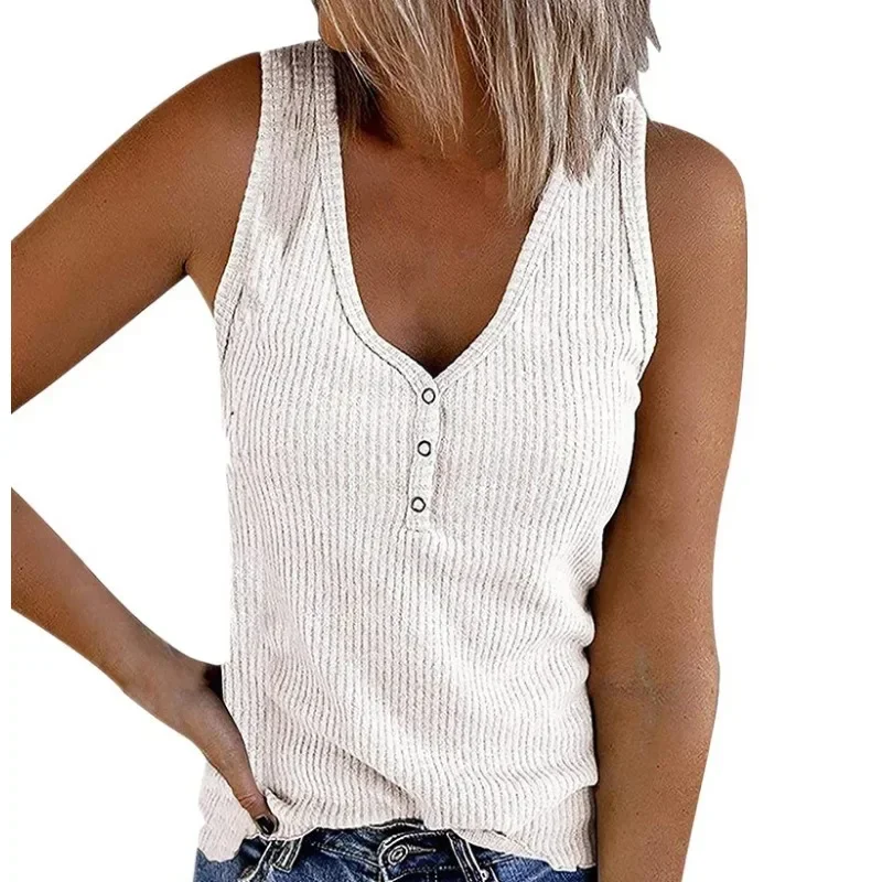 Summer Maternity Nursing T-Shirt Casual Female Women's Clothing Cotton Sleeveless V-Neck Breastfeeding Tees Tank Tops Plus Size 2