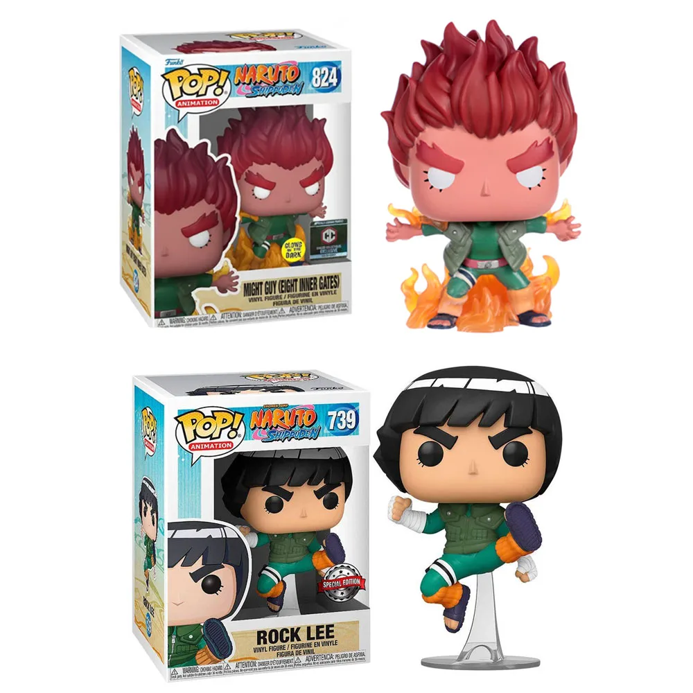 Funko Pop Animation Narutos Rock Lee #739 Might Guy (Eight Inner