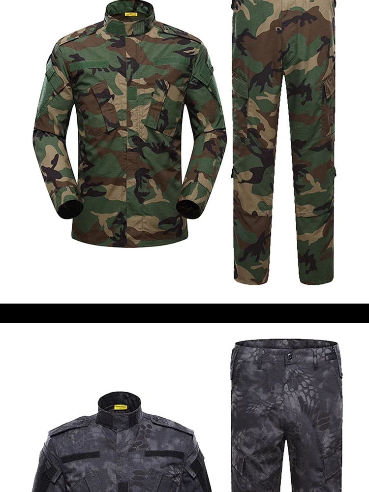 China Cema ACU Camouflage Color Uniform Sets Camouflage Woodland Clothing Outfit Hunting Clothing Novelty Use