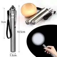 LED Super Cold Light Incubator Eggtester Egg Candling Lamp Equipment Stainless Steel Flashlight Poultry Incubation Chicken Duck 2