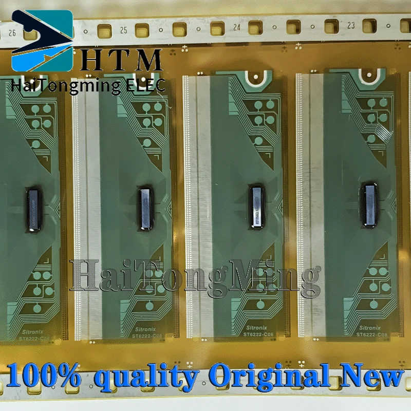 

ST6222-C08 ST6222-CO8 100% Новый оригинальный LCD COF/TAB Drive IC Module Spot может быть быстрой доставкой