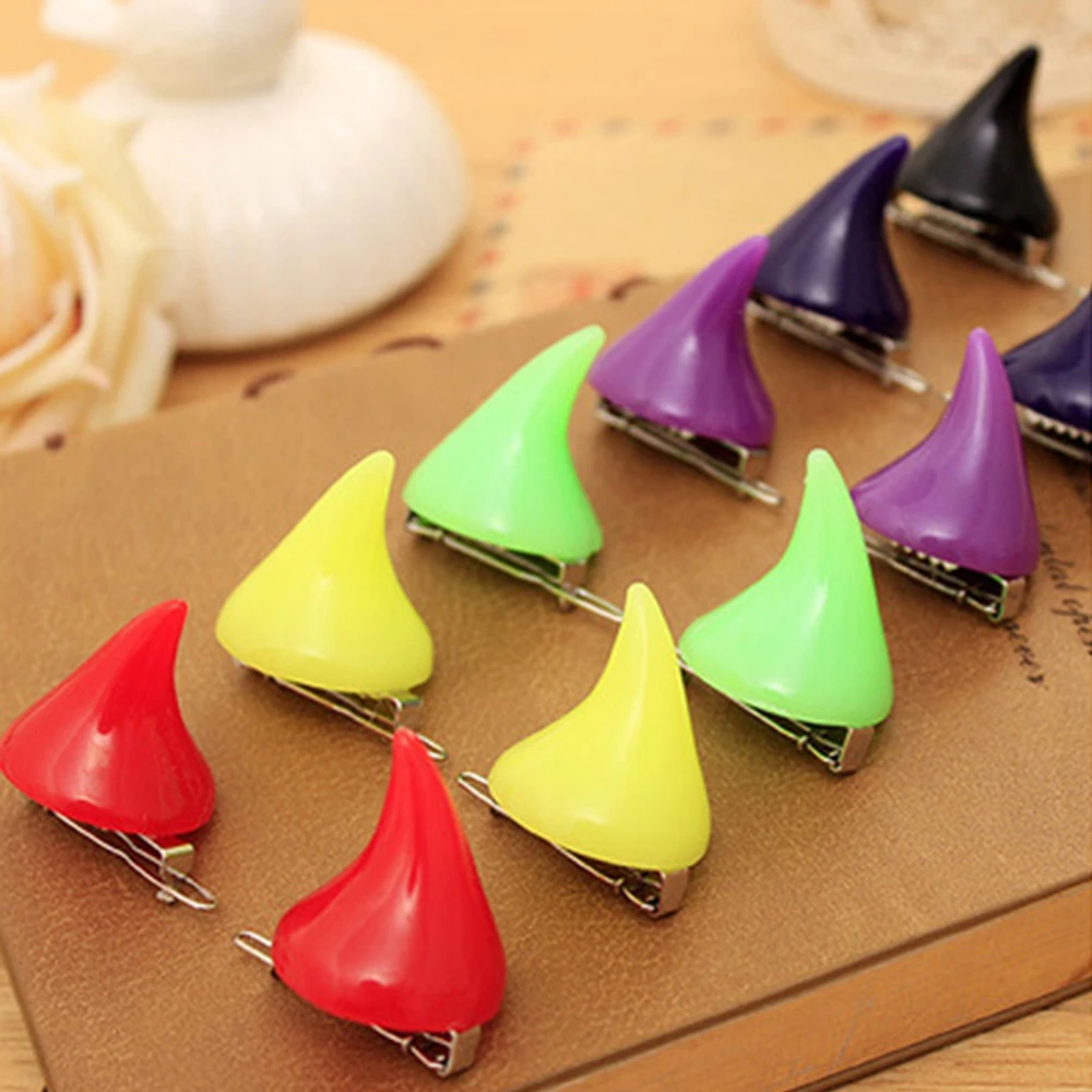 

1 Pair Halloween Naughty Devil Horn Hairpin Dress Up Little Devil Hair Clips Accessories Cute Cosplay Styling Tools Accessories