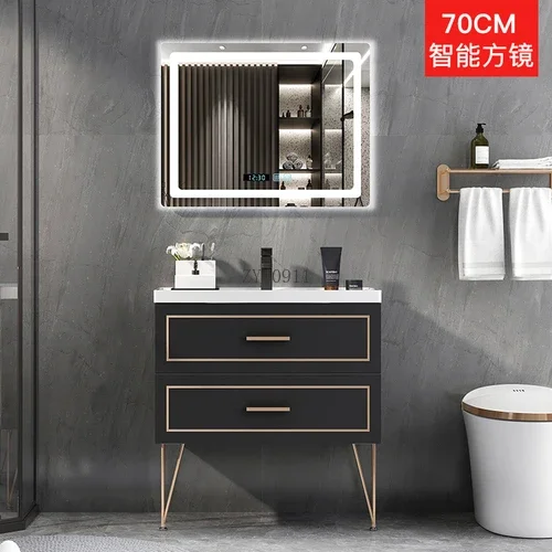Light Luxury Wash Basin Hand Washing Basin Cabinet Bathroom Floor Washstand