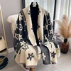 2025 Elegant Jacquard Design Scarf for Women Cashmere Soft Warm Fringe Shawl Autumn Winter Windproof Blanket Scarf Scarves