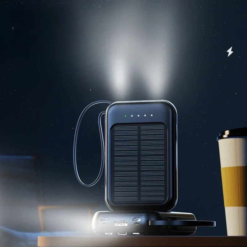 Treasure Mini Outdoor 20000 MAh Charging Battery Charger Supply Solar Self-contained Camping Mobile Power Solar Energy