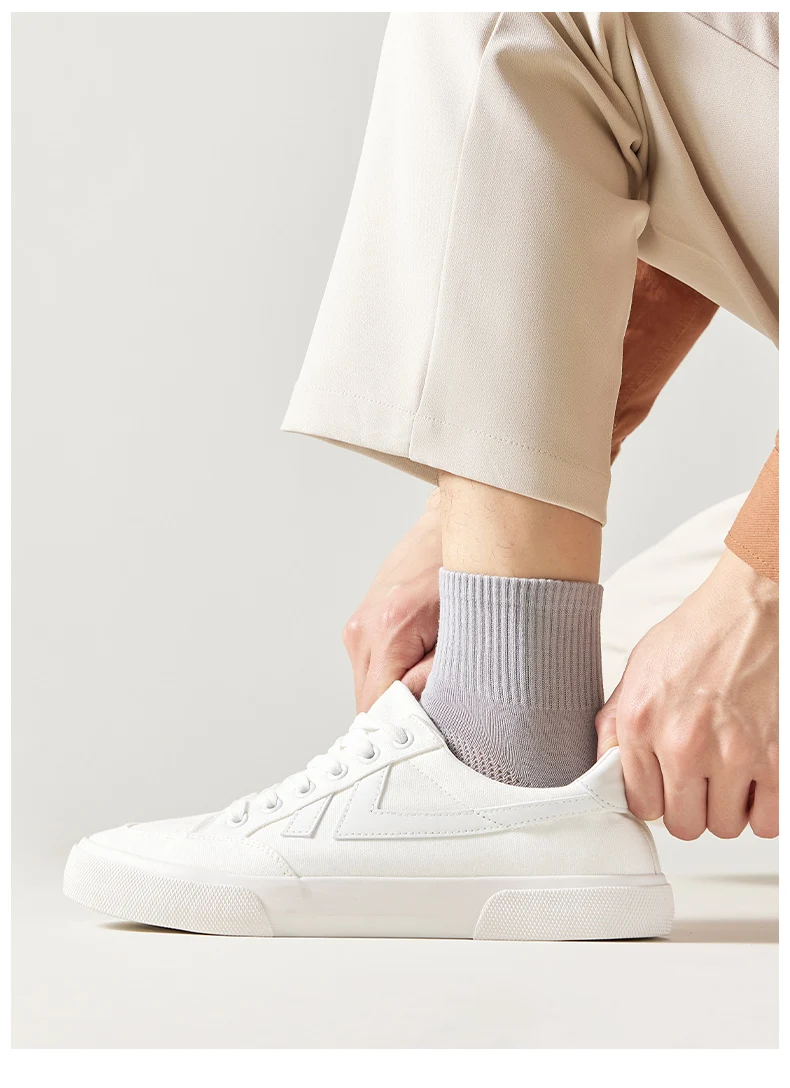 MiiOW 5 Pairs Cotton Socks Set Summer Antibacterial Breathable Mesh Short Sock Deodorant Casual Solid Color Long Sock Harajuku 32 S8ff07a5c79ff4453aec3074f832bb7c2I