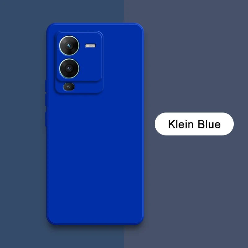 Premium Liquid Silicone Shockproof Phone Case - Luxury Square Design with 360° Protection and Soft Camera Guard