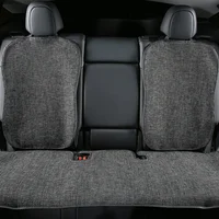 Car Flax Seat Pad Cover Comfortable Non-slip Breathable Front Rear Seatback Cushion For Tesla Model 3 Model Y 5