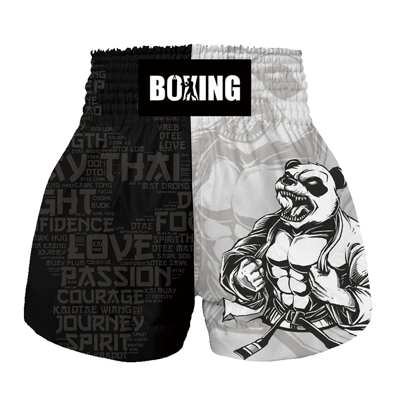 Muay Thai Fighting Shirt MMA short sleeved fitness shorts Boxing set personalized breathable large size shorts