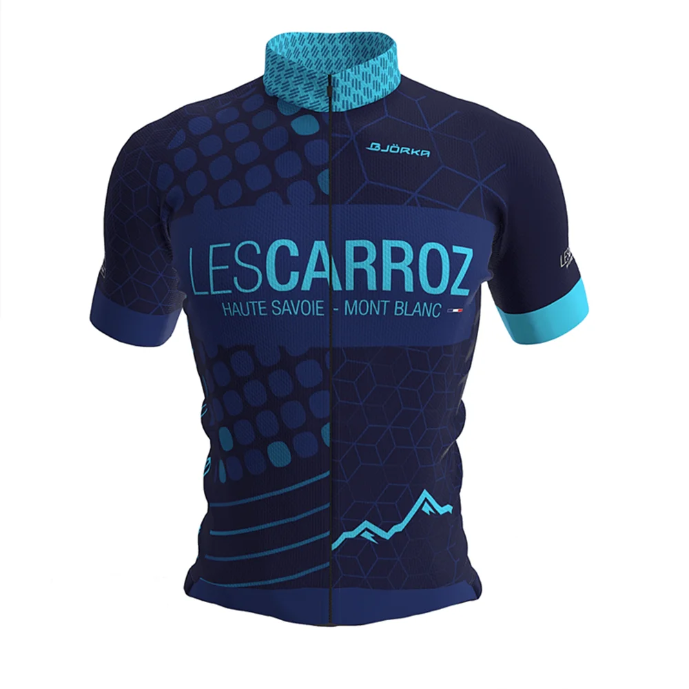 thumbnail image 1 of Camisetas de ciclismo de manga corta de verano BJORKA para hombre, maillot de ciclismo, ropa de ciclismo de secado rápido, camisetas de ciclismo de secado rápido y de alta calidad, 1 of 5