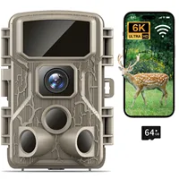 Trail Camera WiFi 2.7K 48MP Night Vision IP67 Waterproof 0.5s Trigger Speed for Outdoor Wildlife Detection Monitoring Game Cam 1