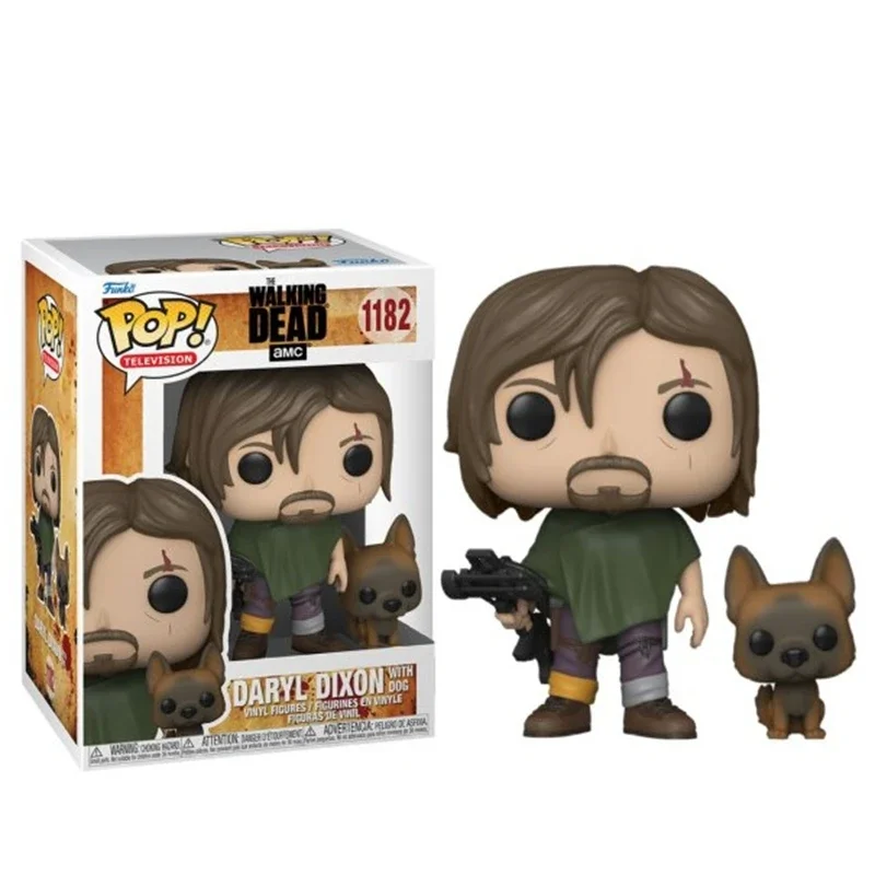 thumbnail image 1 of FUNKO POP The Walking Dead Series Merle Dixon Michonne Carol Peletier Carl Zombie Figura de acción Modelo Muñeca Juguete Hallow, 1 of 5