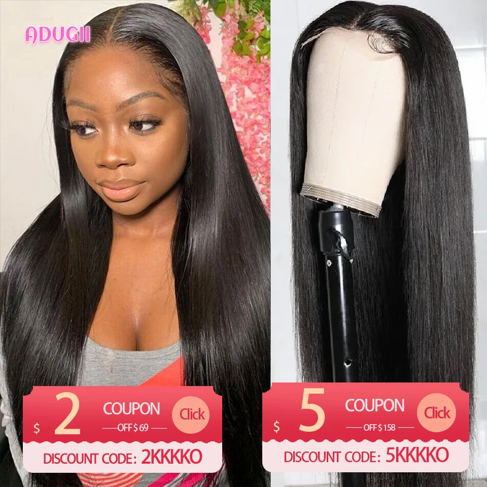 

Straight Lace Front Wig Brazilian Transparent Lace Human Hair Wigs Remy Hair Closure Wig 180 Density Straight Lace Wig