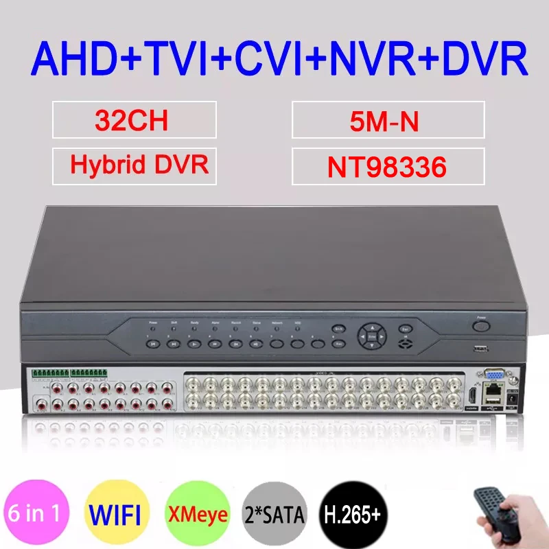 5MP CCTV Camera 5M-N Audio 32CH 32 Channel in Coaxial