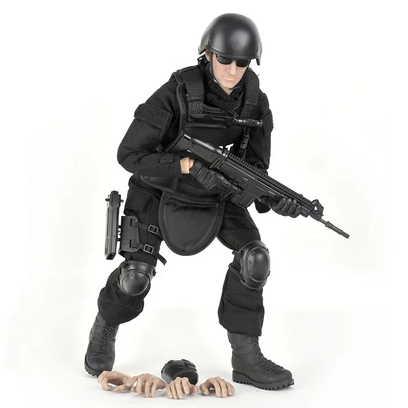 

1/6 Scale 12 inches SWAT Police Action Figure 30cm Toy Soldier Model Playset Children Toys for Boys Birthday Gift