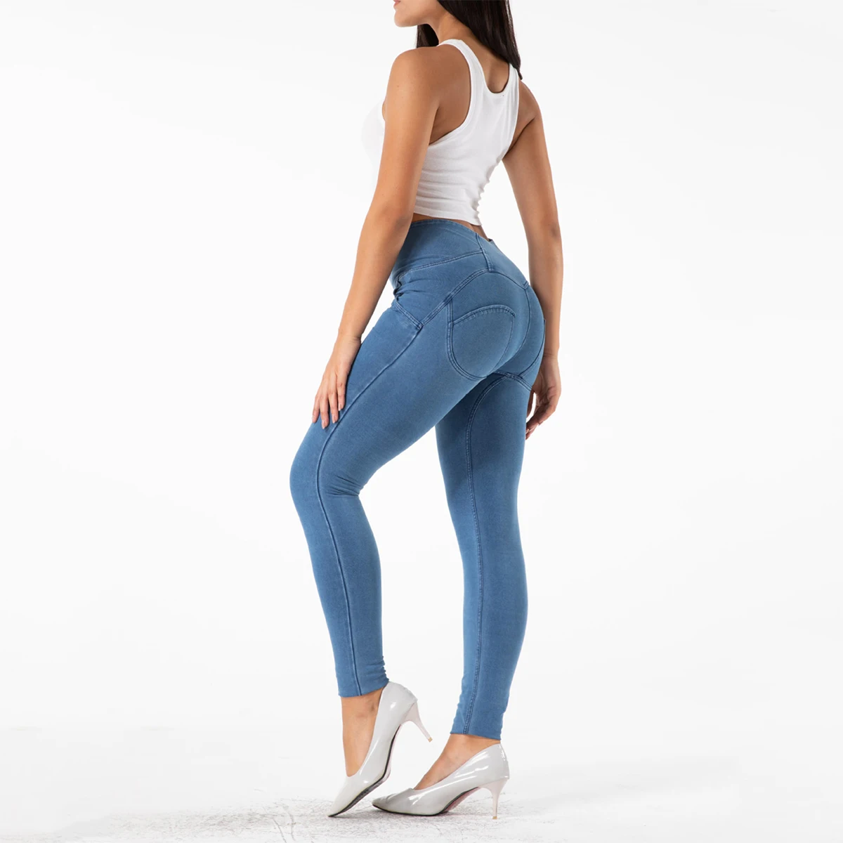 Women Sports and Leisure Jeans Fitness Pants Yoga Leggings Big Elastic Tights sports leggings sports pants yoga pants female tights