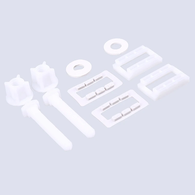 1set Toilet Seat Hinge Bolts Screw Fixing Fitting Kit Plastic Toilet