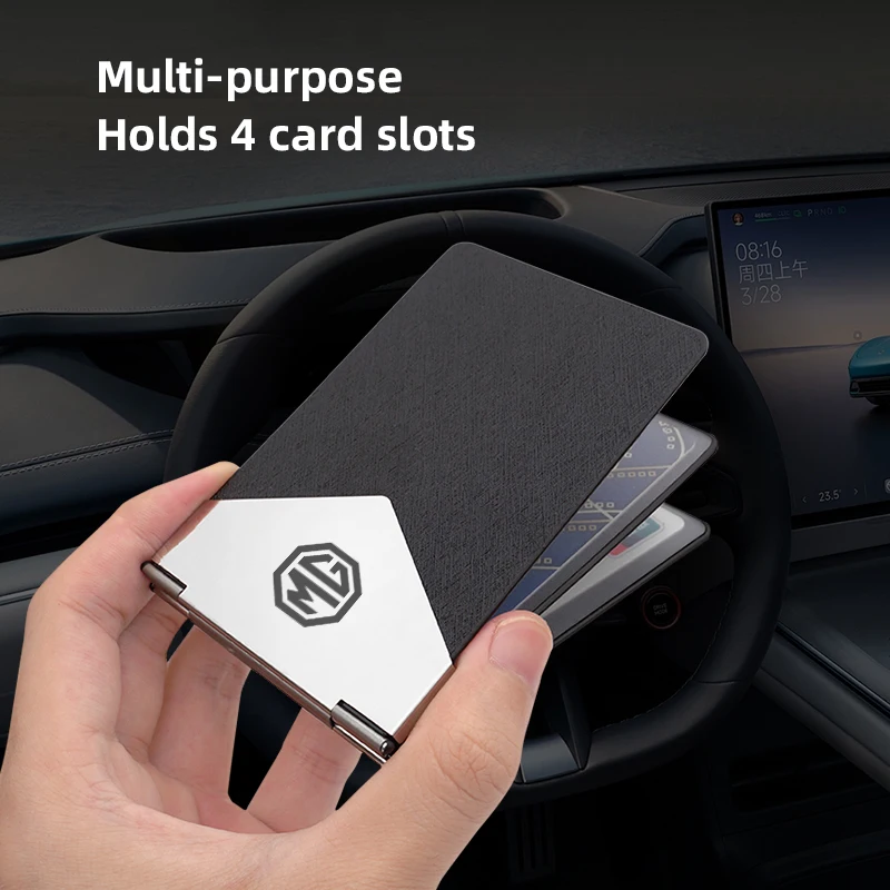 Premium Leather Car Logo ID Document Holder Card Cover
