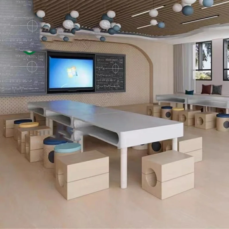 Kids Table Child Set School Furniture Children Tables Supplies Children's Desk Study Student Mesinha Infantil Room Classroom