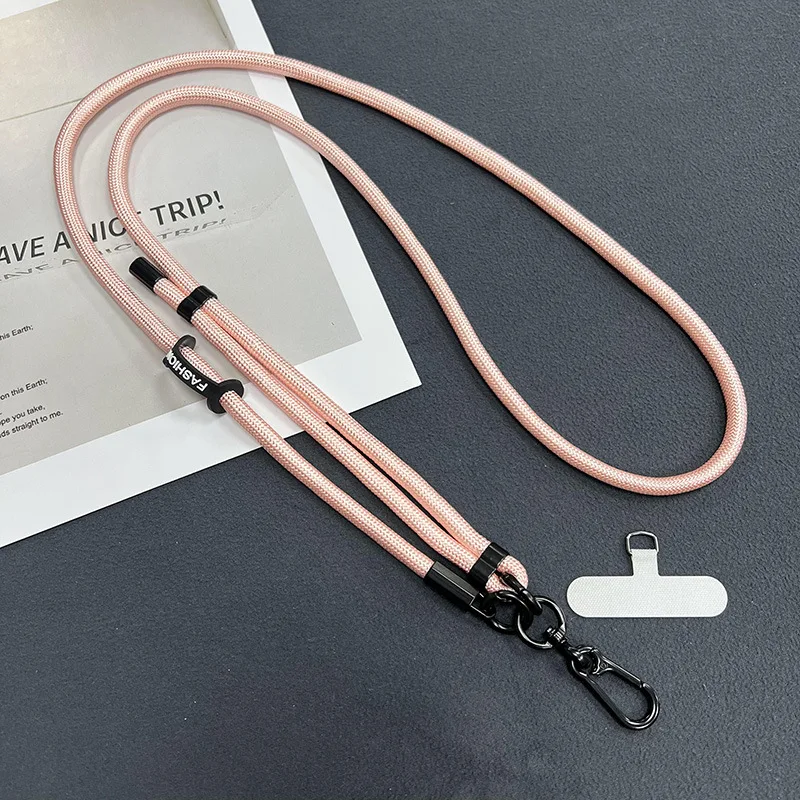 Versatile Crossbody Adjustable Phone Lanyard Strap with Detachable Neck Cord, 150cm
