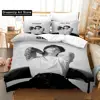 3D Print Kpop Jeon Jung Kook Album Bedding Set Boys Girls Twin Queen King Size Duvet Cover Pillowcase Bed boys Adult Bedroom 5