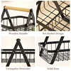 2/3 tier fruit storage basket vegetable basket countertop storage rack Spice snack storage box Suitable for kitchen bathroom 4