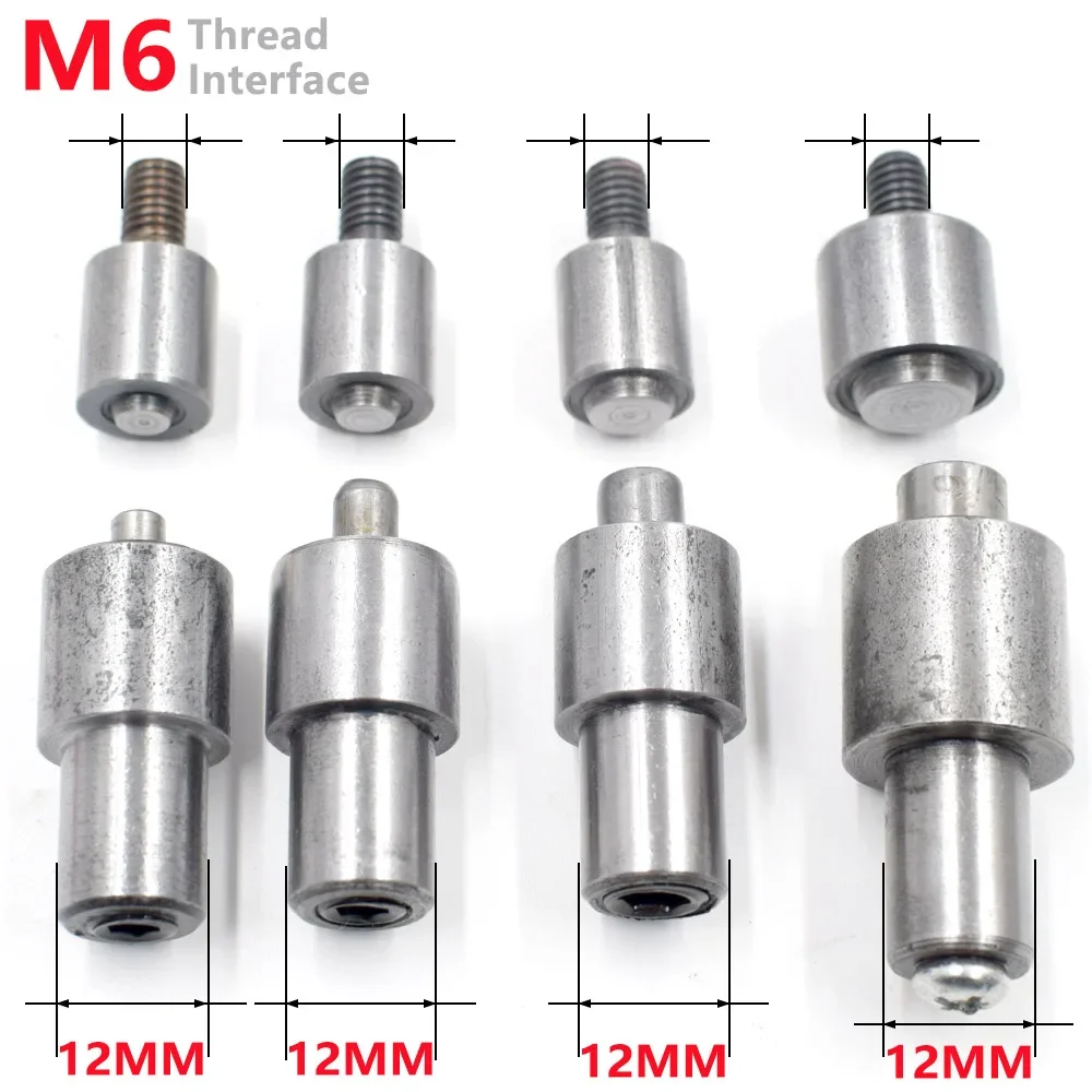 Metal Hole Eyelet Mold 12mm/6M Thread Press Eyelets Grommet Fasten Tool Die Set for Pression Machine