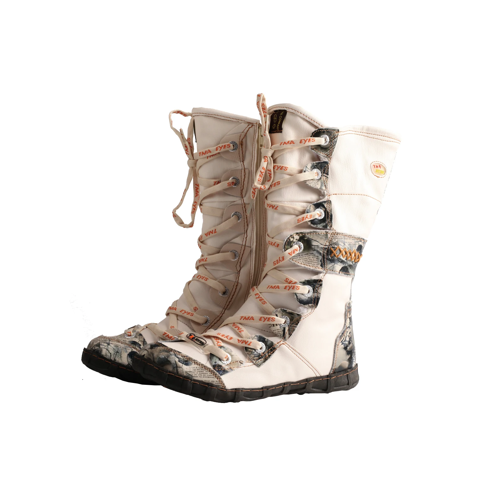 Stivali donna in pelle di CafèNoir con elastico laterale e zip interna XL1505
