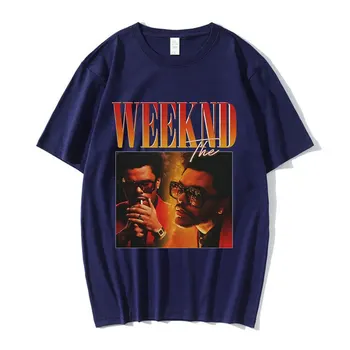 The Weeknd 2.0 90s Vintage Unisex Black Tshirt Men 2