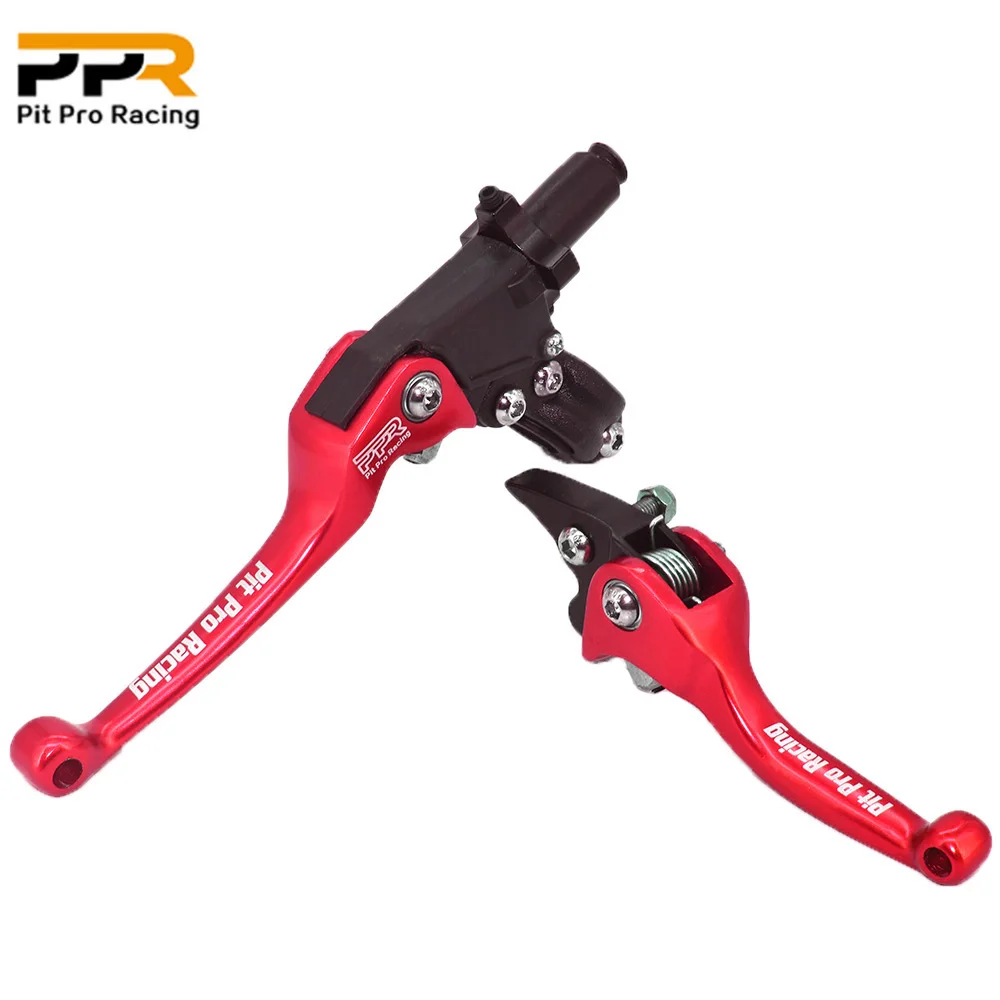 

Motorcycle Pit Pro Racing CNC F3 2nd Clutch Brake Levers Pit Dirt Bike Handlebar Universal For CR CRF YZF WRF KX KXF motocross
