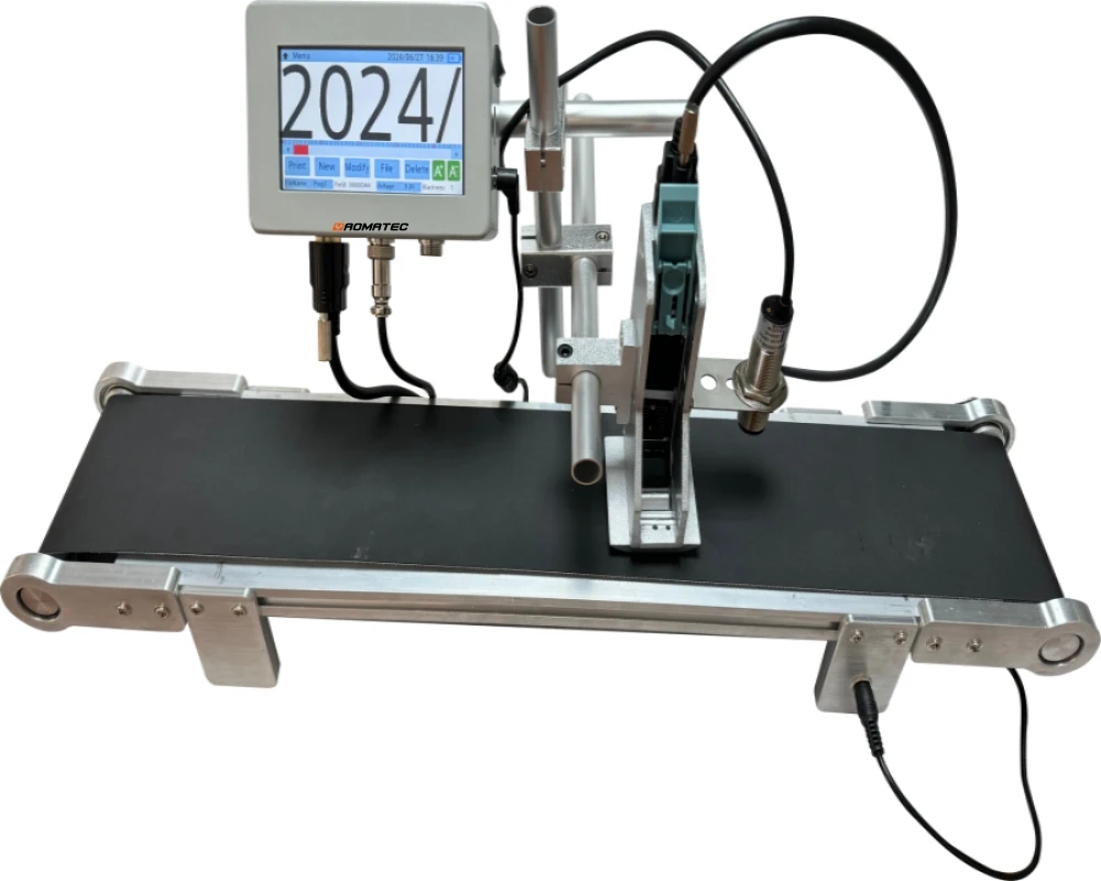 ST6 12.7mm 17 languages automatic coding machine mask logo printer Online Inkje