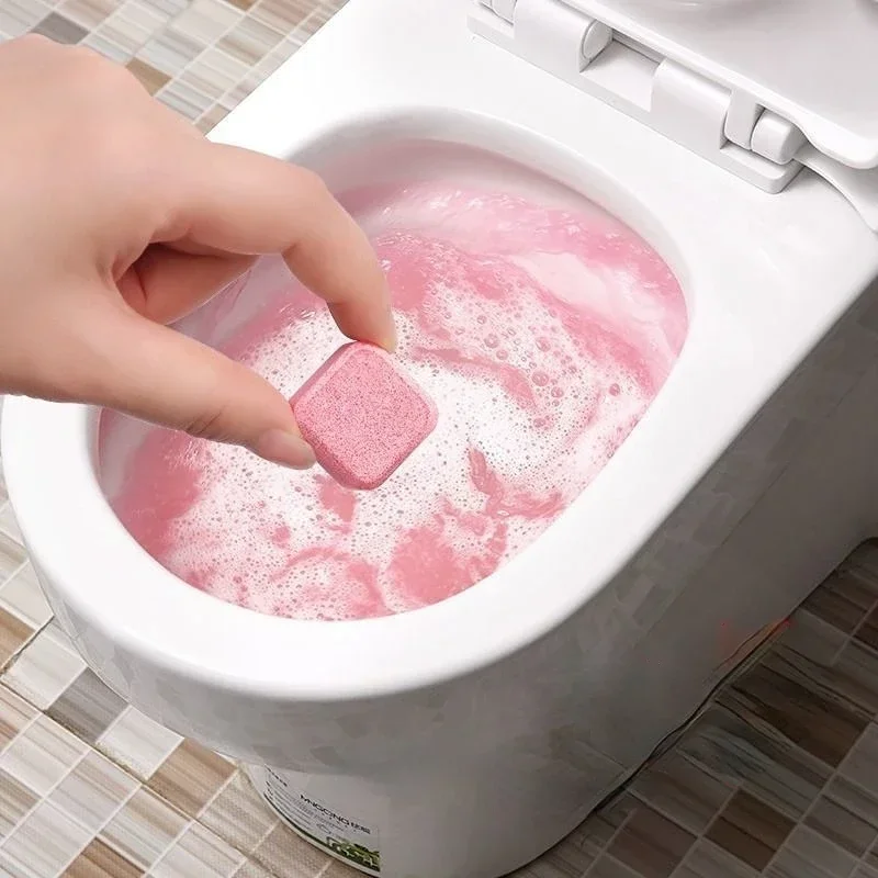 Automatic toilet cleaner Toilet Effervescent tablet for quick removal of urine stains Deodorant Yellow dirt toilet cleaning tool