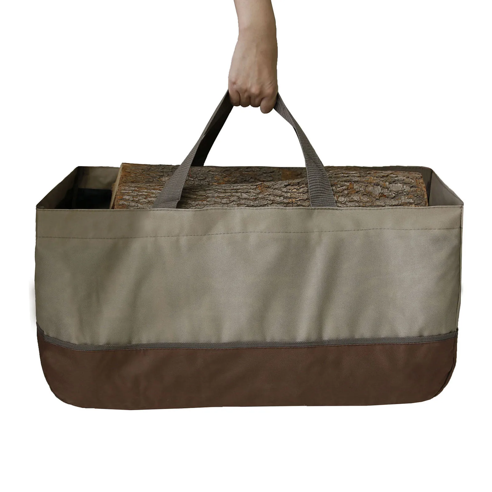 Firewood Log Carrier Large Firewood Storage Bags Wax Carrier Tote Durable Fire Wood Holder Organizer Bag Fireplace Accessories 6