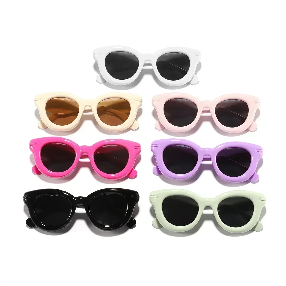 Kids Sunglasses Adorable Sweet Decor Cartoon Sunglasses for Boys Girls