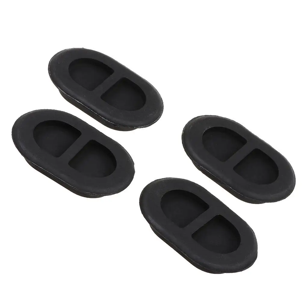 FLOOR DRAIN PLUGS (four pack) Portable for Jeep Wrangler TJ 12-17