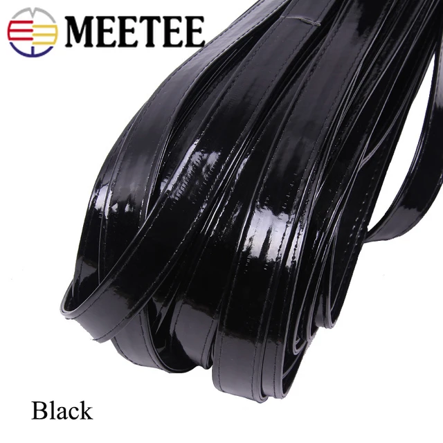 5Meters Meetee 8/10/15/20/25mm Suture PU Leather Cord for Backpack Shoulder  Straps DIY