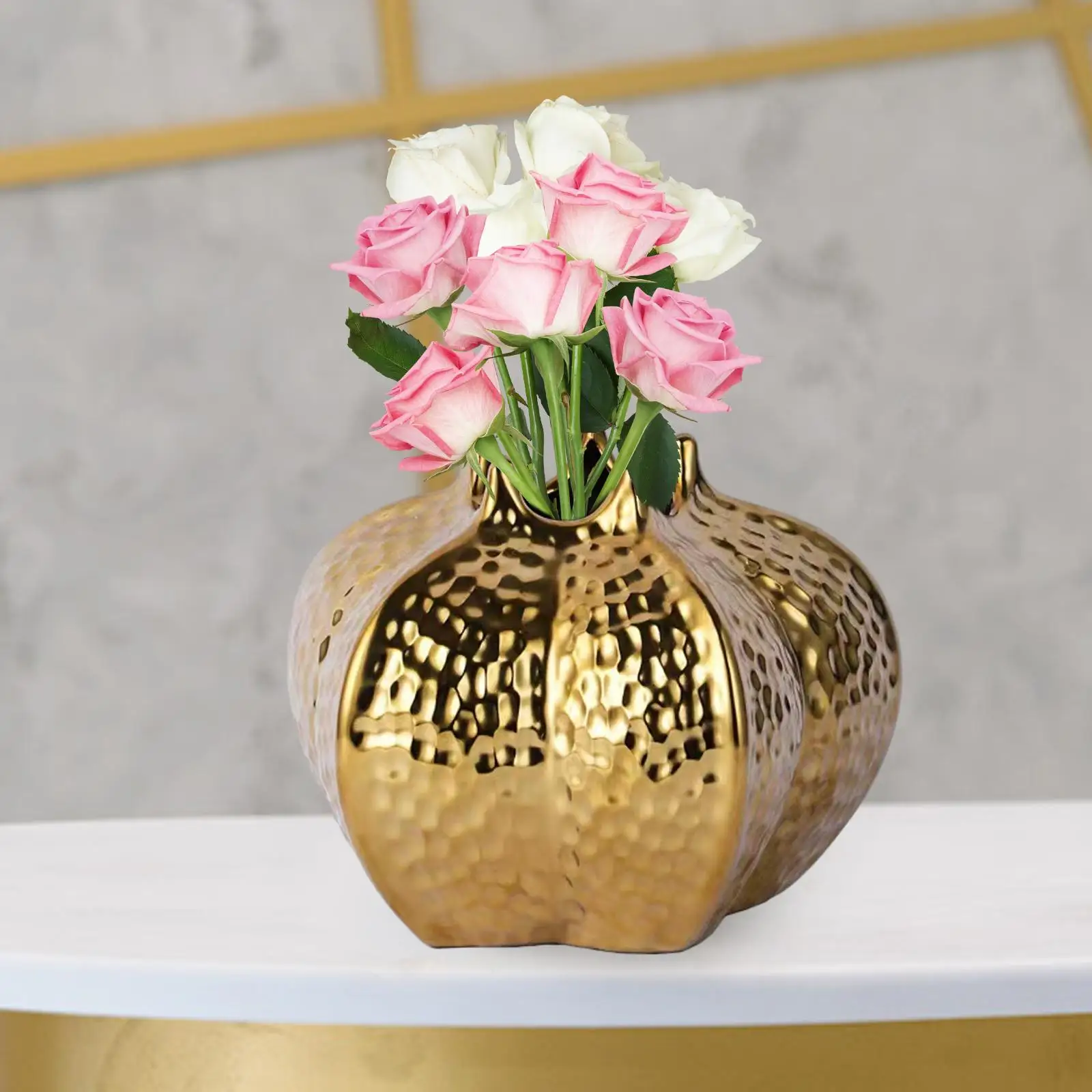 Ceramic Flower Vase, Decorative Art Vase, Bud Vase, Nordic Planter for Indoor