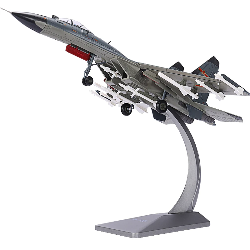 

Diecast J-11B Militarized Combat Fighter Alloy Model 1:48 Scale Toy Gift Collection Simulation Display Decoration