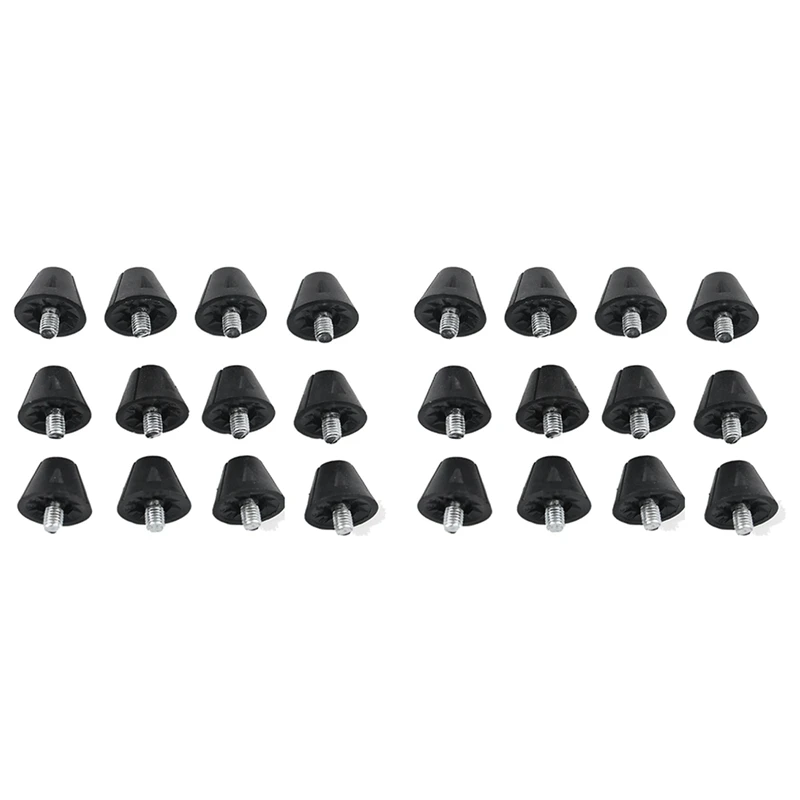 

24 PCS Football Shoe Replacement Spikes 16Mm Football Shoe Studs Spikes For 5MM Threaded Football Shoe