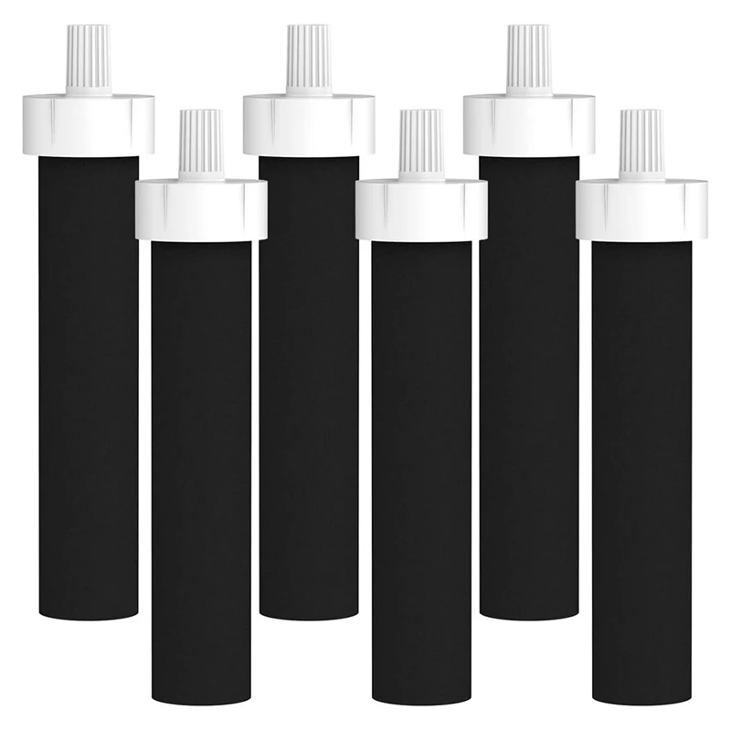 

6 PCS Water Bottle Filters, Replacement Spare Parts For Brita BB06, Brita Hard Sided And Sport Water Bottle Filter