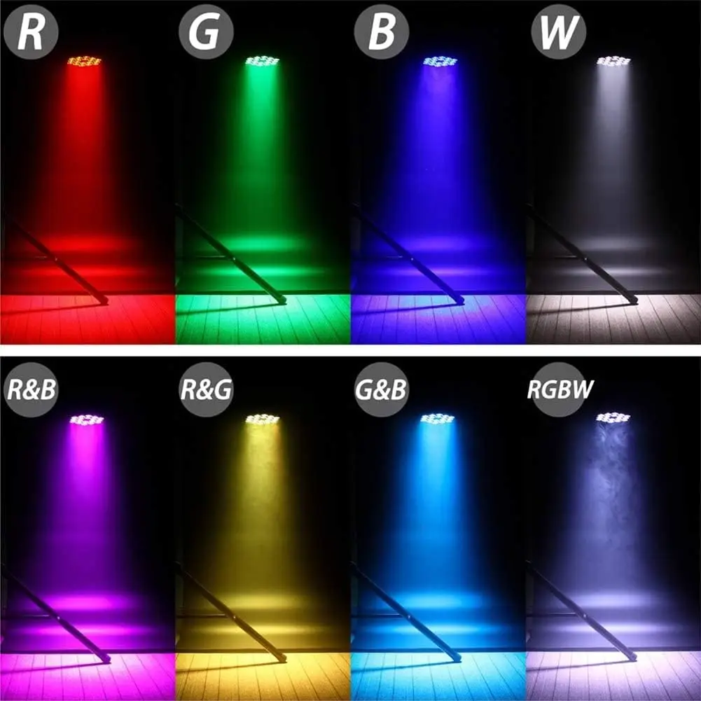 Stage Lights, U`King 180W 4-in-1 Stage Lighting Effect by and Sound Activated Control Wash