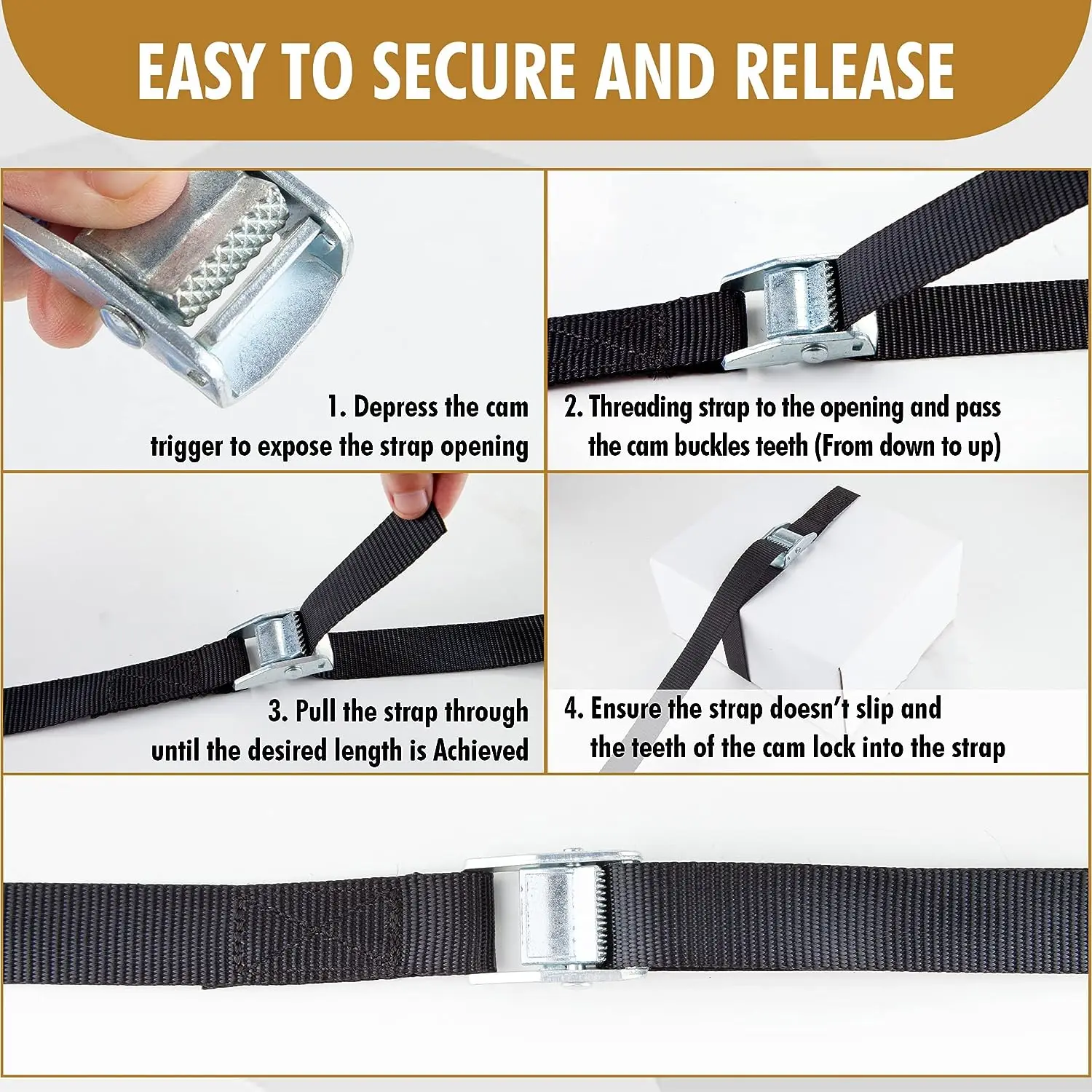S8ff30da341a0406b89da6dc4659308caH 5M Pressure Buckle Straps Heavy Luggage Fixing Adjustable Binding Belt Rope Tensioner Self Defence Lifesaving Buckle Safety Rope Mallzona