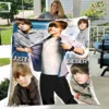 3D Justin Bieber printing blanket children's warm blanket Picnic blanket soft and comfortable blanket Home travel blanket 3