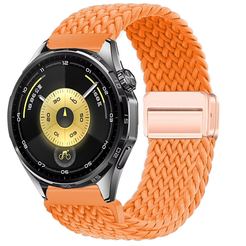 Magnetic Braided Elastic Smartwatch Bracelet Strap