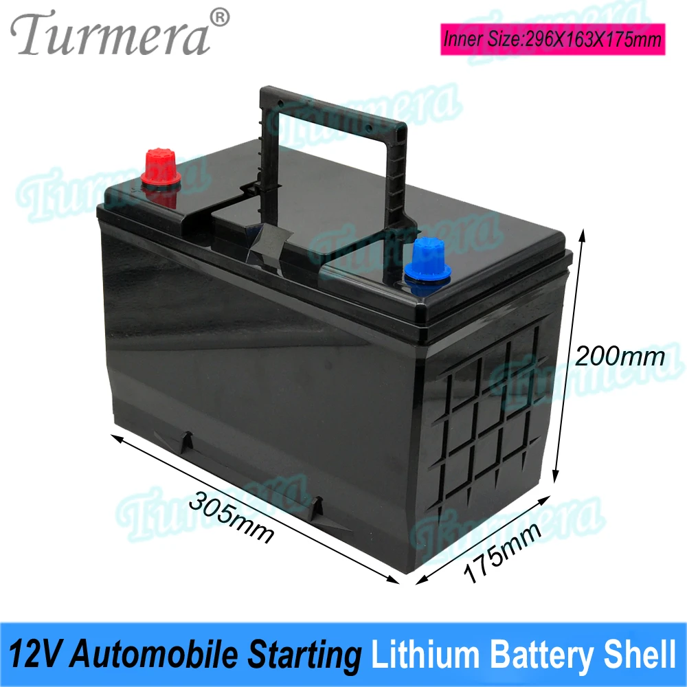 Turmera 12V 빈 배터리 상자 자동 자동차 시작 리튬 배터리 쉘 70 시리즈 95D31 95D26 105D31-L 납산 사용 교체
