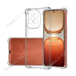 Universal Back Ring Holder Bracket Phone Case with TPU Soft Cover for IQOO Z10 Turbo (TPU Case Clear)