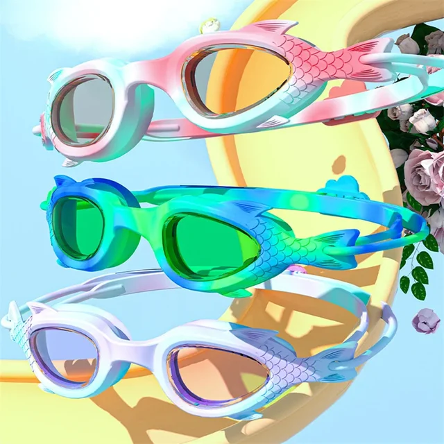 Swimming Goggles Waterproof Anti Fog High-definition Small Frame Goggles Professional Training Kid's Swimming Goggles Equipment 2